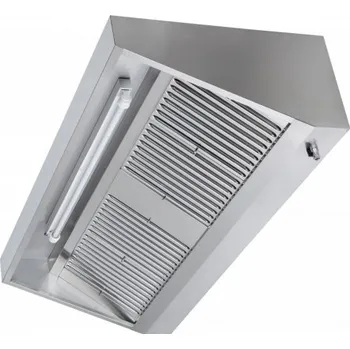 Digestoř Digestoř nástěnná nerezová 160x80x45 cm včetně osvětlení a tukových filtrů