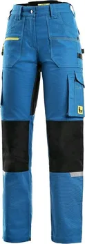 montérky CXS Stretch Kalhoty do pasu dámské středně modré/černé