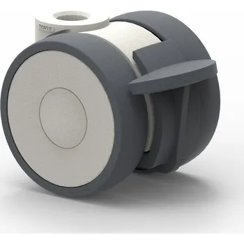 Pojezdové kolečko Linea TENTE Kolečko designové 50mm, s brzdou, otvor pro čep,5925UAI050L51-10 RAL9002/7015