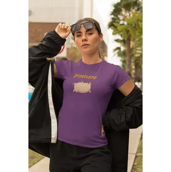 Dámské tričko Dámské tričko Spidervepř Barva: Fialová, Velikost: M