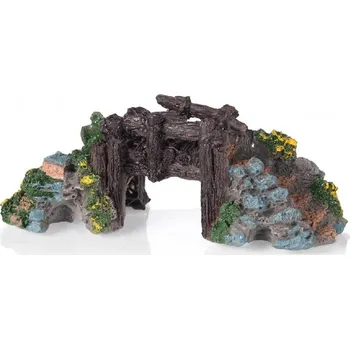 Dekorace do akvária Akvarijní dekorace PO-028 dřevěný most