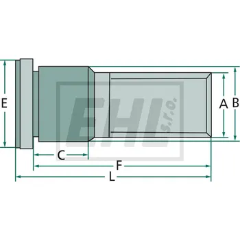 Čep nápravy Čepy kola 22022056