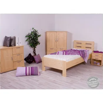 Postel Postel jednolužko Kate Šířka: 90x200, Moření: Ořech