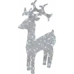 Světelná dekorace vánoční sob 100 cm, studeně bílý