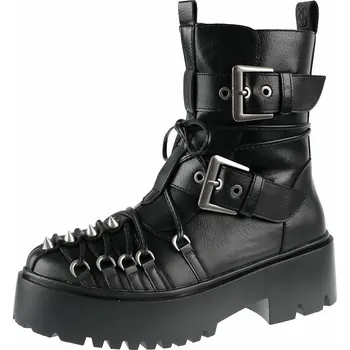 Dámské lodičky boty s klínem - Disaster - KILLSTAR - KSRA004398 - 43