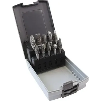 Fréza NÁSTROJE CZ sada technických fréz na kov 10-dílná, dvojitý sek, VB020348116003