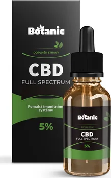 CBD Botanic CBD Full Spectrum olej přírodní 5 % 10 ml