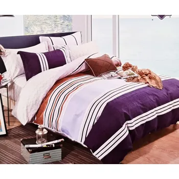 Povlečení Numberoplus Francouzské flanelové povlečení Sendia TOP - Pruhované