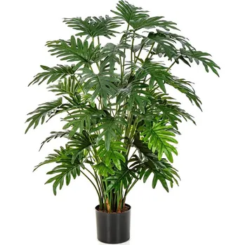 umělá květina Umělý Philodendron Bush 62 listů 100cm + doprava zdarma