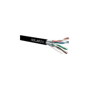 Kabel Solarix Kabel STP drát CAT6A STP PE Fca 500m/cívka SXKD-6A-STP-PE