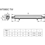 Svítidlo PHILIPS LEDINAIRE Waterproof WT060C LED56S/840 PSU TW1 L1500 IP66 P360126