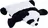 Mac Toys Polštář plyšové zvířátko, panda