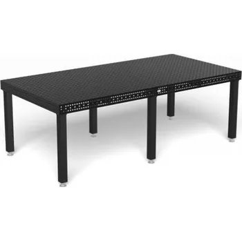 Dílenský stůl SIEGMUND [160030.P] Svařovací stůl Professional 750 2400x1200x100 plasmanitridovaný, Noha základní 750