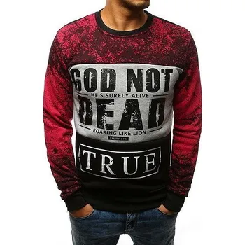 Pánská mikina DStreet BX3524 červená M