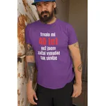 Pánské tričko Trvalo mi 40 let Barva: Fialová, Velikost: 3XL