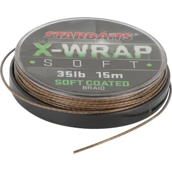 STARBAITS Šnůra X WRAP Soft Coated 15m 25lb (STARBAITS X WRAP Soft Coated 15m 25lb)