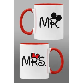 Hrnky pro zamilované MR a MRS Barva: Červená