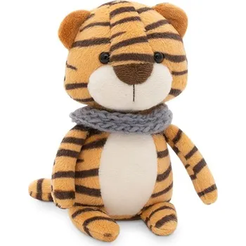 plyšák Tygřík Chip s modrou šálou od firmy ORANGE TOYS - 15 cm (Chip the Tiger )
