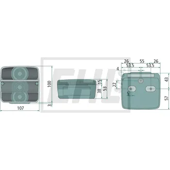 Příslušenství osvětlení automobilu Směrové a obrysové světlo 70718020