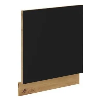 Dvířka na myčku MODENA dub artisan / černé, ZM 570 x 596 cm