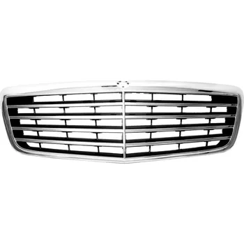 Nárazník přední mřížka chrom/černá [07-]