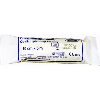 Lékárnička Obvaz sterilní 10 cm x 5 m, Balení 100 ks