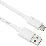 PremiumCord USB-C 2 m bílý
