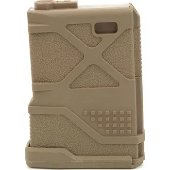 Lancer Tactical Polymerový zásobník Enforcer HPA Speed pro M4 na 70 ran - tlačný, TAN