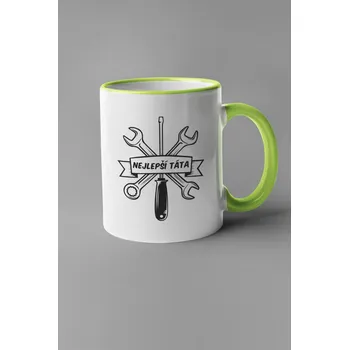 Hrnek Nejlepší táta Barva: Zelená
