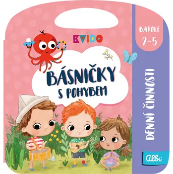 Výuková hračka Albi Kvído Básničky s pohybem denní činnosti 