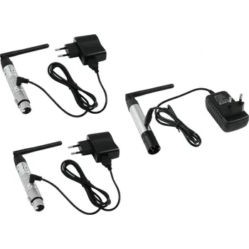 Osvětlovací technika Eurolite Set QuickDMX, 1x bezdrátový DMX vysílač + 2x bezdrátový DMX přijímač