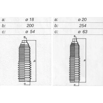 Manžeta ke kolu Sada manžet řízení GOMET