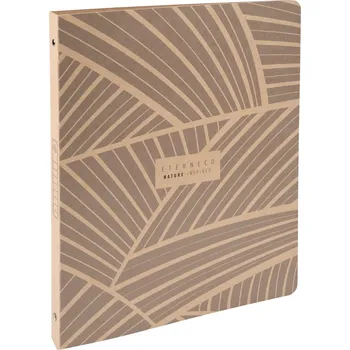 Kroužkový pořadač Exacompta Eterneco, A4 maxi, 4 kroužky, 20 mm, přírodní vzhled