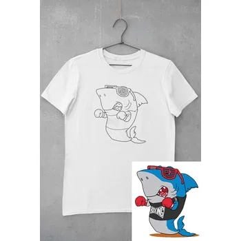 Dívčí tričko Dětské tričko vymaluj si Boxing Velikost: 158