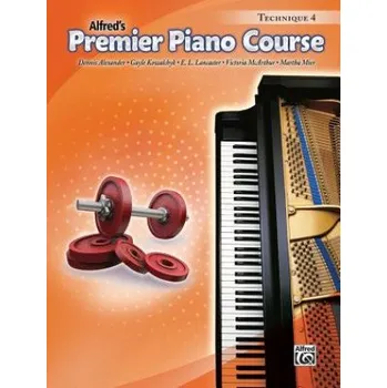 Premier Piano Course Technique, Bk 4 – Alfred Publishing,Dennis Alexander,Gayle Kowalchyk (EN)