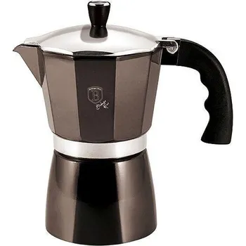 Moka konvice Berlingerhaus Shiny Black Collection BH-6941 3 šálky