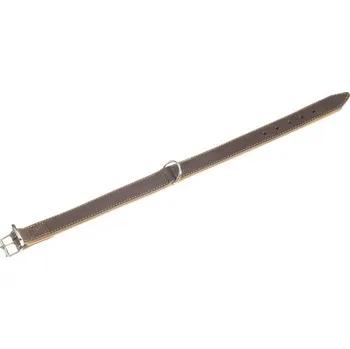 Obojek pro psa Obojek pro psy Karlie Rondo kožený vel. XXL 32 mm x 62 cm hnědý