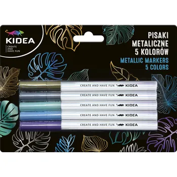 Kidea Kidea, PMA5KKA, sada metalických popisovačů, 5 ks