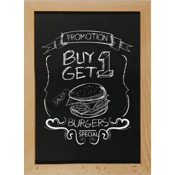 Kancelářský nábytek Dřevěný Slide-in rám A4 - Přírodní