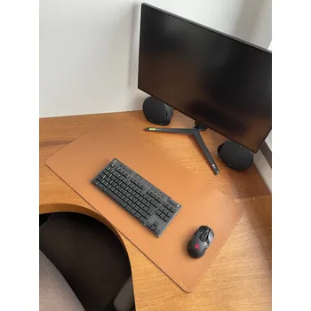 Stolní podložka Podložka na stůl 80 x 40cm koňak