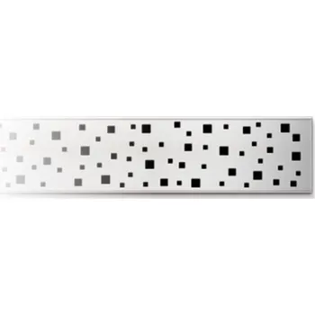 Odvodňovací žlab Square lesk mřížka 850 mm do linear. žlab