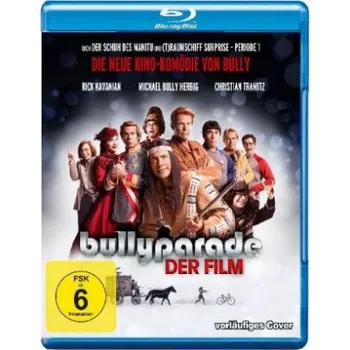 Blu-ray film Bullyparade - Der Film, 1 Blu-ray: Für Hör- und Sehgeschädigte geeignet. Deutschland – Michael Herbig,Michael Herbig,Christian Tramitz,Rick Kavanian,Sky du Mont,Alexander Schubert,Cornelia Ivancan,Ivanka Brekalo,Robert Alan Packard,Rahul Chakraborty (DE)