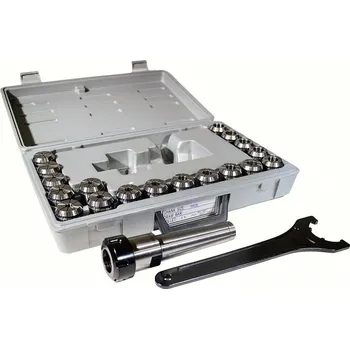 Kleštinový upínač MT4 vč. kleštin ER32 18ks