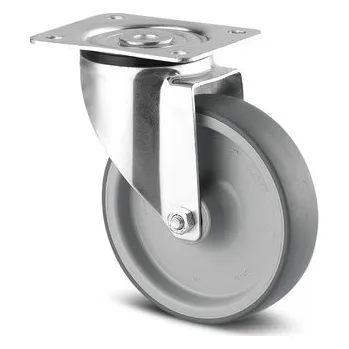 Pojezdové kolečko TENTE KOLEČKA Kolečko pro lehká transportní zařízení 160mm, otočné, plotýnka, 3370PJR160P63