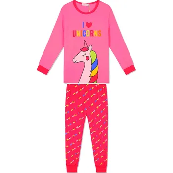 Dívčí pyžamo Dívčí pyžamo - KUGO MP1352, růžová Barva: Růžová, Velikost: 98