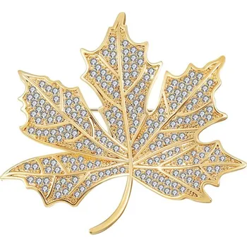 Brož Brož zlatý javorový list