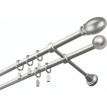 Garnýž Garnýž kovová 320 cm dvouřadá - dvojitá 19 Beluno satina