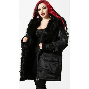 Pánský bomber bunda unisex KILLSTAR - Highway To Hell Parka - Black