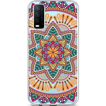 Pouzdro na mobilní telefon Kryt Vivo Y20s silikon Happy Mandala (obal neboli pouzdro na Vivo Y20s)