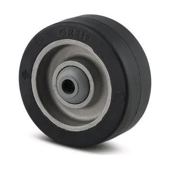 Pojezdové kolečko TENTE KOLEČKA Kolečko s gumovým běhounem 100mm, bez ložiska, RK.IEP100x40-28x8 NL32